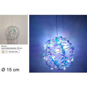 MAKRO - Guľa 15cm LED dúhová vyobraziť