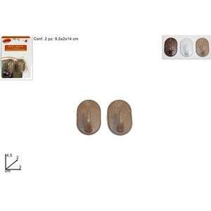 MAKRO - Háčik plast lepiaci 2ks rôzne farby vyobraziť