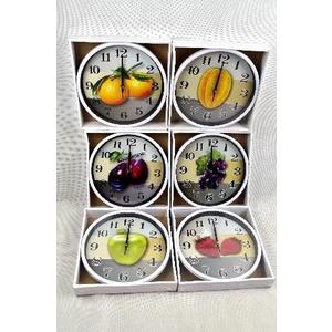 MAKRO - Hodiny tiché mechanické 25cm Ovocie rôzne motívy vyobraziť