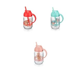 MAKRO - Hrnček so slamkou 370ml dekor rôzne farby a dekory vyobraziť