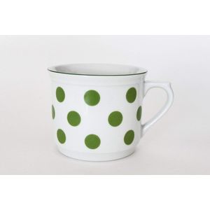 MAKRO - Hrnček zelené bodky 500ml vyobraziť