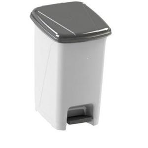 MAKRO - Kôš odpad šlapací stredný biely vyobraziť