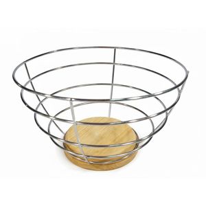 MAKRO - Košík drôtený 25x15cm + drevo vyobraziť