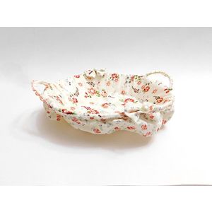 MAKRO - Košík pletený oválny s látkou vyobraziť