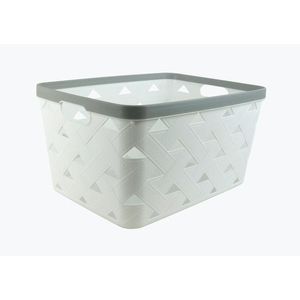 MAKRO - Košík úložný 30x22x16cm, biely vyobraziť