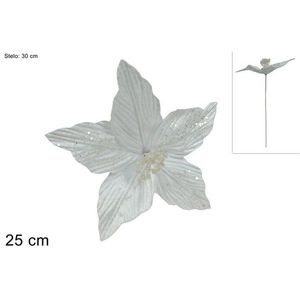 MAKRO - Kvet vianočný 25cm zápich vyobraziť