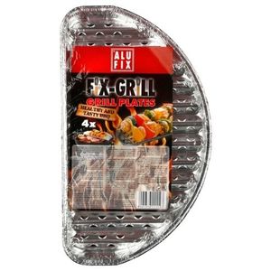 MAKRO - Misky na grilovanie polkruhové 4ks UNI vyobraziť