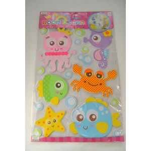 MAKRO - Nálepky na stenu ANIMALS vyobraziť