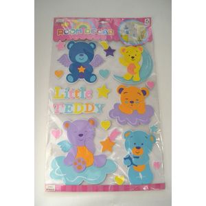 MAKRO - Nálepky na stenu LITTLE TEDDY vyobraziť