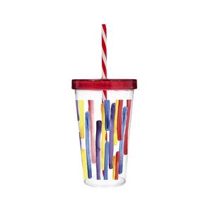 MAKRO - Pohár so slamkou 660ml Pastel vyobraziť