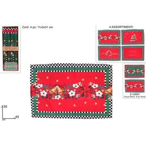 MAKRO - Prestieranie vianočné 34x45cm sada 4ks rôzne dekory vyobraziť