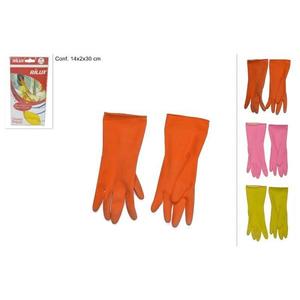 MAKRO - Rukavice gumové M rôzne farby vyobraziť