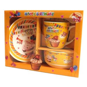 MAKRO - Sada detská 3dielna muffiny Happy Birthday vyobraziť