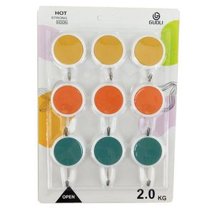 MAKRO - Sada háčikov 9ks, umelá hmota / oceľ vyobraziť