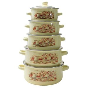 MAKRO - Sada hrncov s pokrievkou 5-dielna 16, 18, 20, 22, 24cm vyobraziť