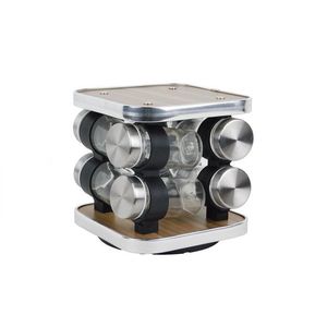 MAKRO - Sada koreničiek 8ks v stojane, nerez sklo umelá hmota vyobraziť