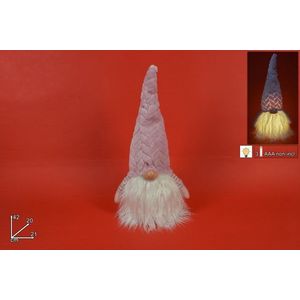 MAKRO - Škriatok vianočný 42cm ružový vyobraziť