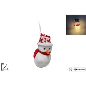 MAKRO - Snehuliak závesný svietiaci LED vyobraziť