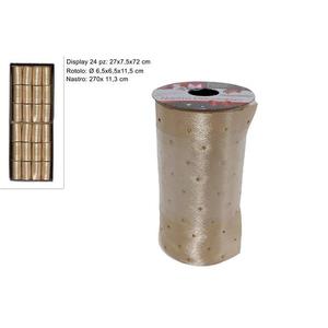 MAKRO - Stuha vianočná 11, 3x270cm zlatá vyobraziť