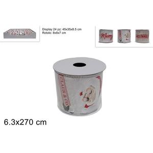 MAKRO - Stuha vianočná 6, 3x270cm rôzne motívy vyobraziť