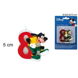 MAKRO - Sviečka číslica 8 Disney vyobraziť