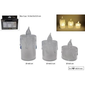 MAKRO - Sviečka LED sada 3ks vyobraziť
