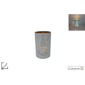 MAKRO - Svietnik vianočný 9x14cm LED vyobraziť