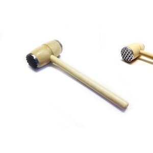 MAKRO - Tĺčik na mäso lakovaný, 2 kovové koncovky vyobraziť