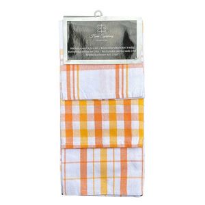 MAKRO - Utierka kuchynská 45x65cm 3ks ARA oranžová vyobraziť
