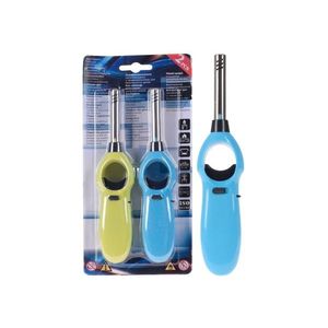 MAKRO - Zapaľovač plyn. 18cm 2ks rôzne farby vyobraziť