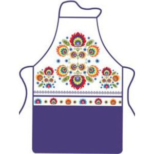 MAKRO - Zástera FOLK modrá 50x76cm, textil vyobraziť