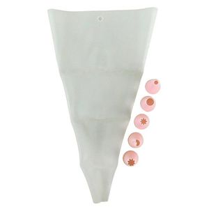 MAKRO - Zdobička na tortu silikón a 5 nástavcov vyobraziť