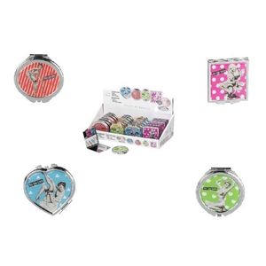 MAKRO - Zrkadlo kozmetické 6, 5cm rôzne farby a tvary vyobraziť