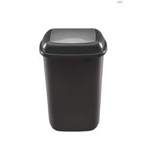 PLAFOR - Smetný kôš Quatro 28L strieborný vyobraziť