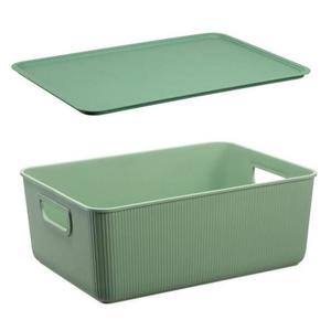 PLAST TEAM - Košík úložný 10l Akita zelený vyobraziť