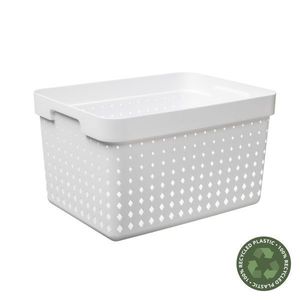 PLAST TEAM - Košík úložný 16l biely Seoul vyobraziť