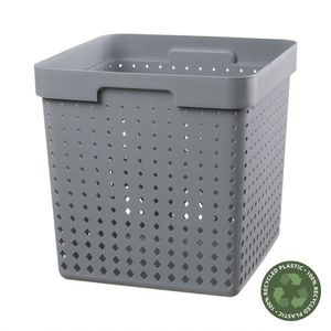 PLAST TEAM - Košík úložný 21l šedý Seoul vyobraziť