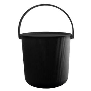 PLAST TEAM - Vedro / s.stolík 10l AKITA BLACK vyobraziť