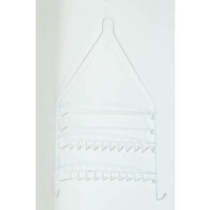 Polička 2-dielna biela s dvomi vyobraziť