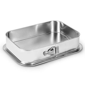 SNB - Forma na tortu 34x24cm otváracia obdĺžniková, pocínovaná vyobraziť