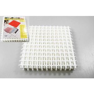 TVAR - Kúpeľňová rohož zostavovacia biela, balenie 4ks vyobraziť