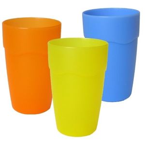 TVAR - Pohár plast 0, 3L, rôzne farby vyobraziť