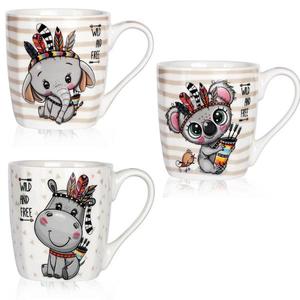 VERONI - Hrnček 300ml Indiana rôzne dekory vyobraziť