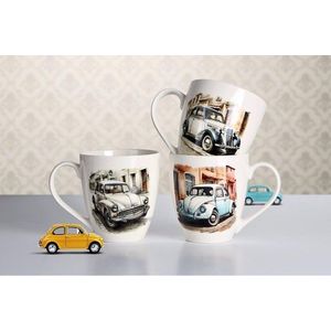 VERONI - Hrnček Retro Car rôzne dekory vyobraziť