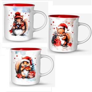 VERONI - Hrnček vianočný 330ml Alvin rôzne motívy vyobraziť