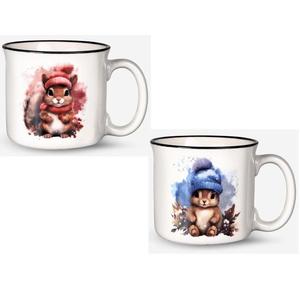 VERONI - Hrnček vianočný 400ml Henio rôzne motívy vyobraziť