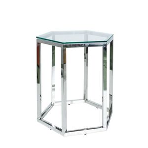 SIGNAL Conti konferenčný stolík priehľadná / strieborná vyobraziť