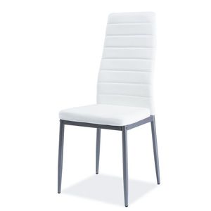 SIGNAL H-261 BIS ALU jedálenská stolička biela / hliník vyobraziť