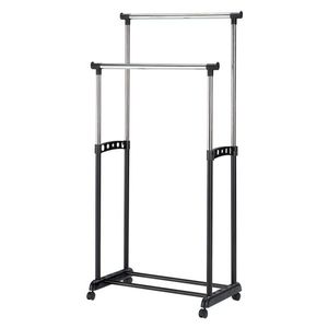SIGNAL Nova II pojazdný stojan na šaty čierna / chrómová vyobraziť