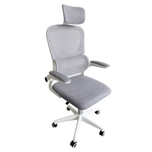 KONDELA Feris kancelárske kreslo sivá / biela vyobraziť